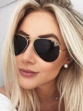 Ray-Ban 3025 Green Aviator Sunglasses 58mm